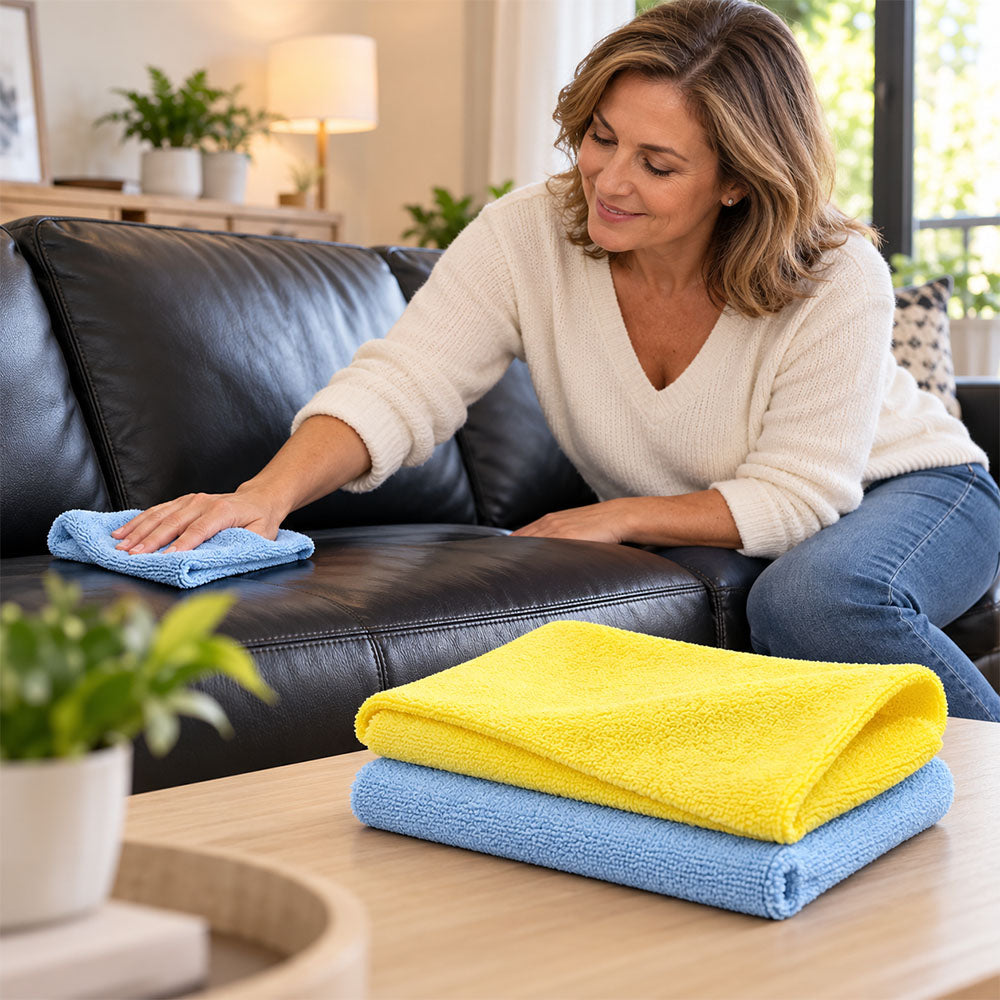 Leather Care Microfiber Cloth