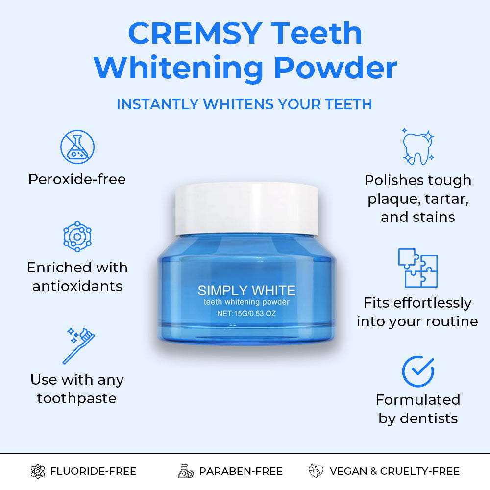 Cremsy Teeth Whitening Powder