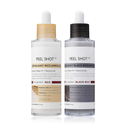 Peel Shot Glow Rice Ampoule Duo