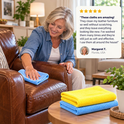 Leather Care Microfiber Cloth