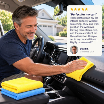 Leather Care Microfiber Cloth