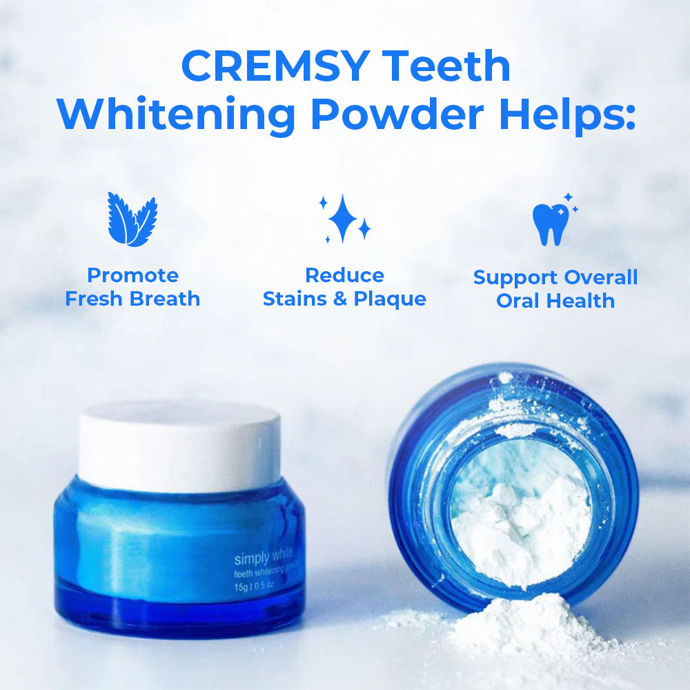 Cremsy Teeth Whitening Powder