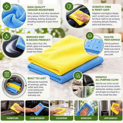 Leather Care Microfiber Cloth