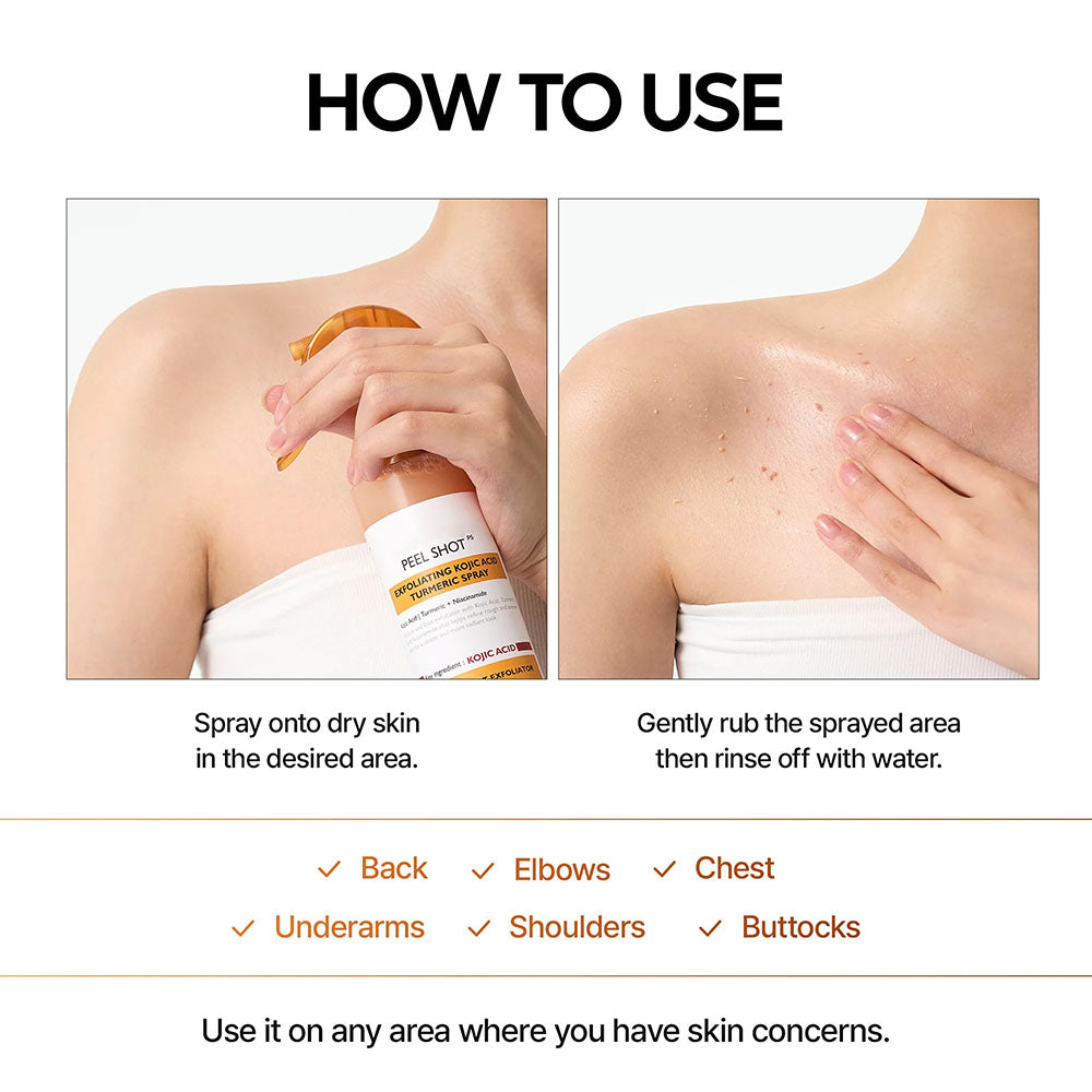 Kojic Acid & Turmeric Brightening Spray