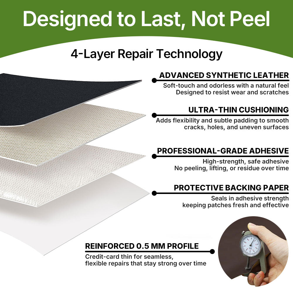Self-adhesive Leather Repair Patch